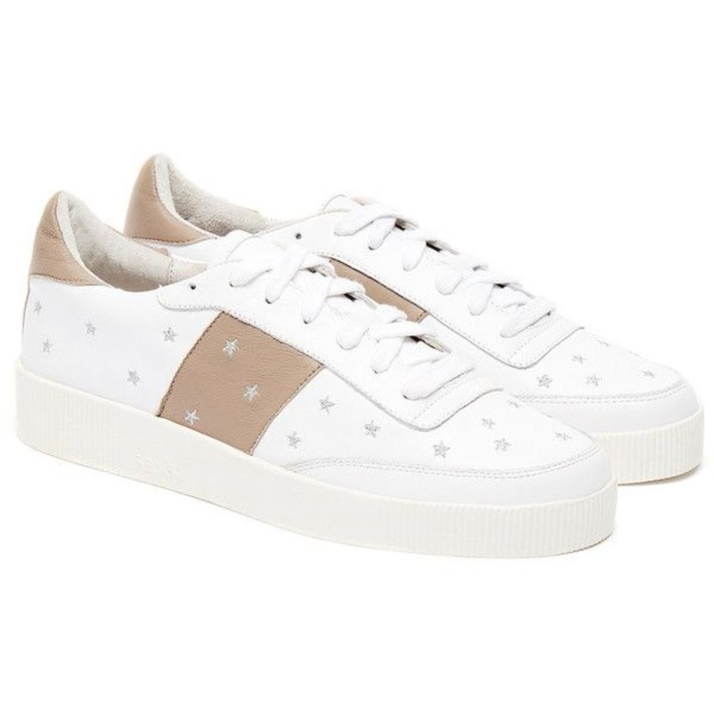 Senso Aurora Leather Sneaker With Embroidered Star